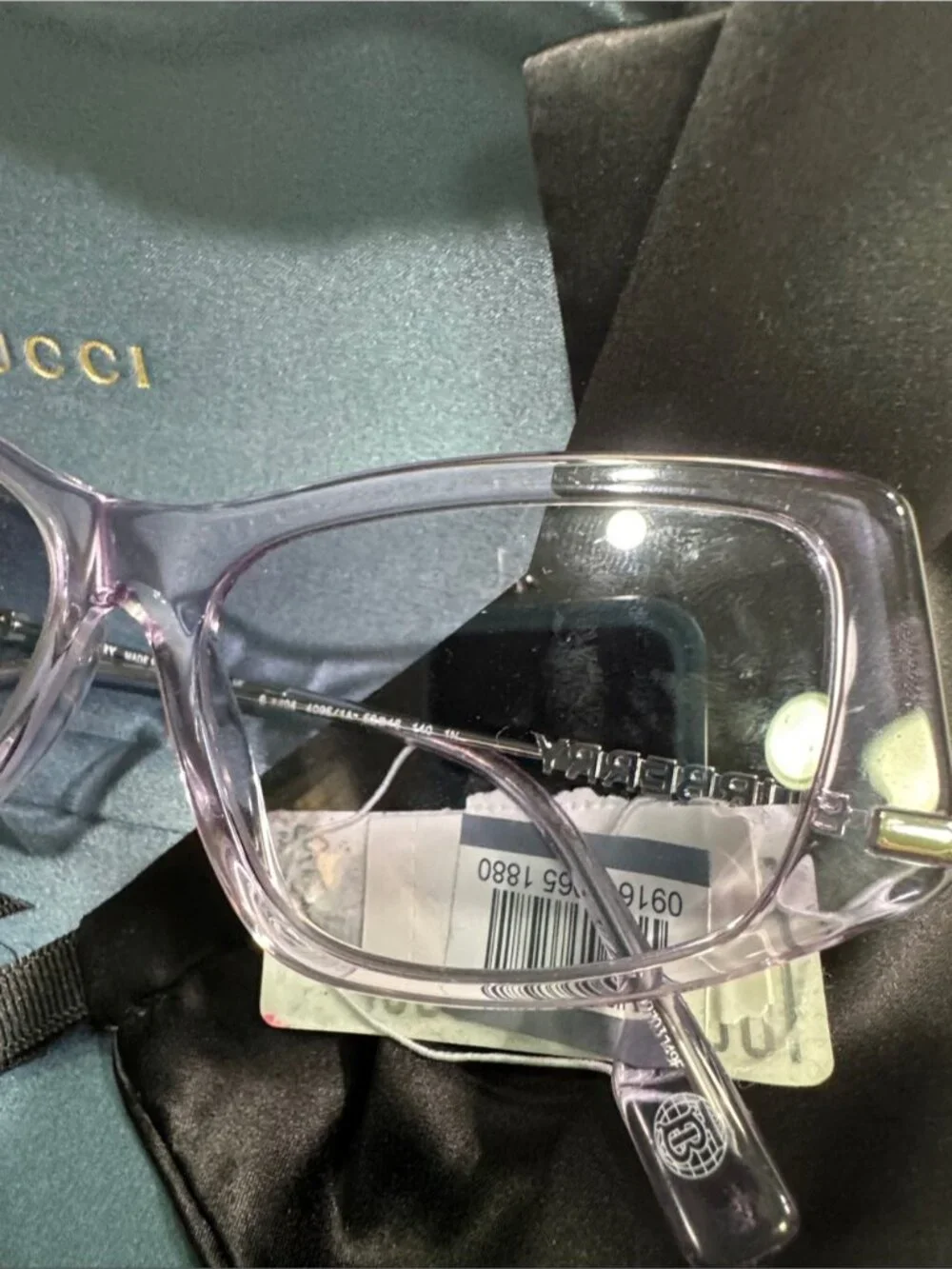 Burberry Lilac 52mm Irregular Sunglasses